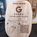 PLAQUE BOIS PERSONNALISÉE